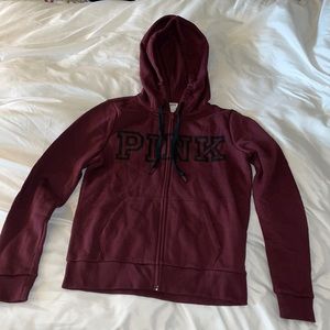 Maroon Victoria Secret Pink Jacket